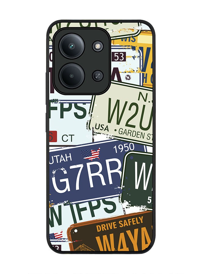 For Xiaomi Poco C85 4G Case,Slim fit Camera Protection, Shockproof Thin Phone cover  - Number Plates